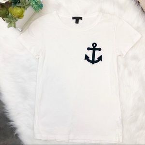 J. Crew Tops - J. Crew nautical Anchor tee shirt J. Crew Tops - J. Crew nautical Anchor tee shirt